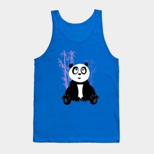 Panda Girl - Purple Tank Top